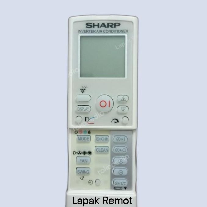 REMOTE REMOT AC SHARP PLASMACLUSTER CRMC-A669JBEZ/CRMC-A745JBEZ GRADE