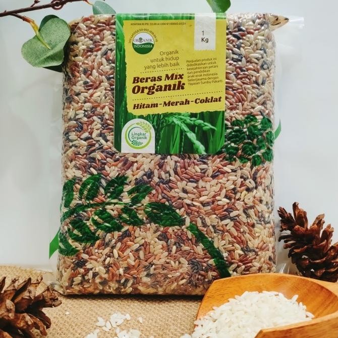 

Beras Organik Mix Whole Grain Lingkar Organik Kemasan Vacuun - Vacuum