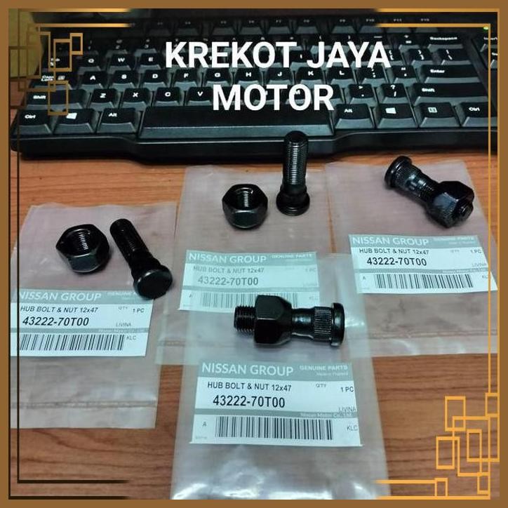 [KTJ] BAUT RODA + MUR NISSAN GRAND LIVINA,LIVINA X-TRAIL HITAM ORIGINAL