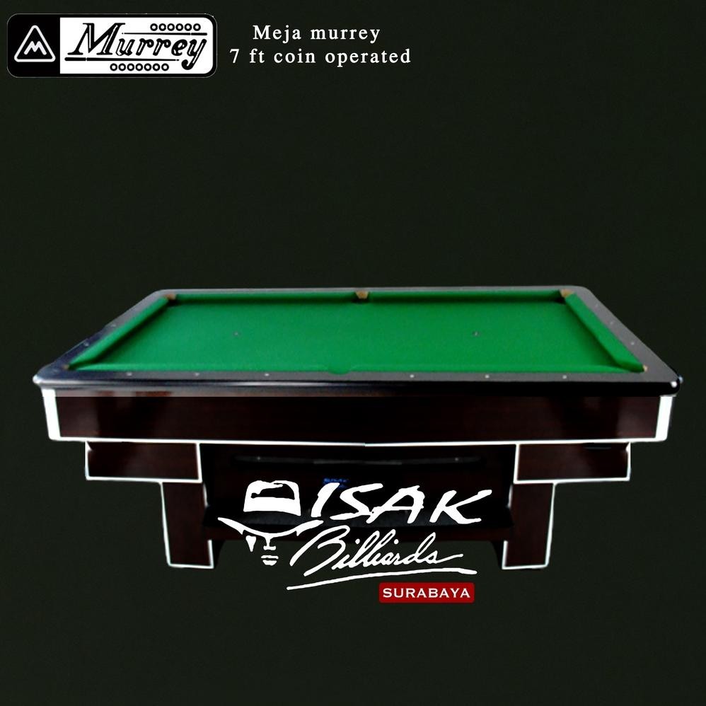 Meja Billiard Murrey 7 ft Bola Kecil / Tanggung Marmer - Meja 7 ft Billiard Marmer Billiar Murrey