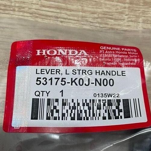 HANDLE REM SCOOPY FI 2017-2023,SCOOPY DONAT RING 12, BEAT STREET 2016-2019 ORIGINAL (HITAM)