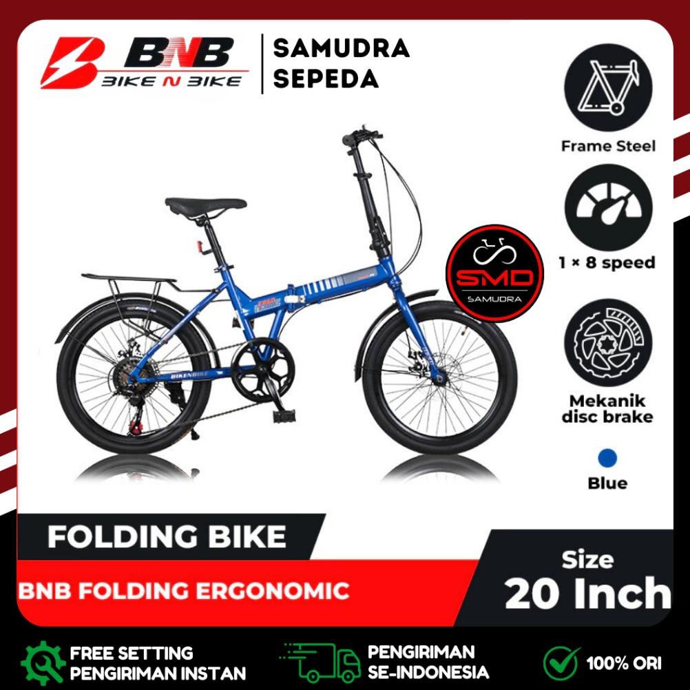 Sepeda Lipat Folding 20 Inch SHIMANO BNB Bike N Bike Ergonomic Lite 8 SPEED BDG