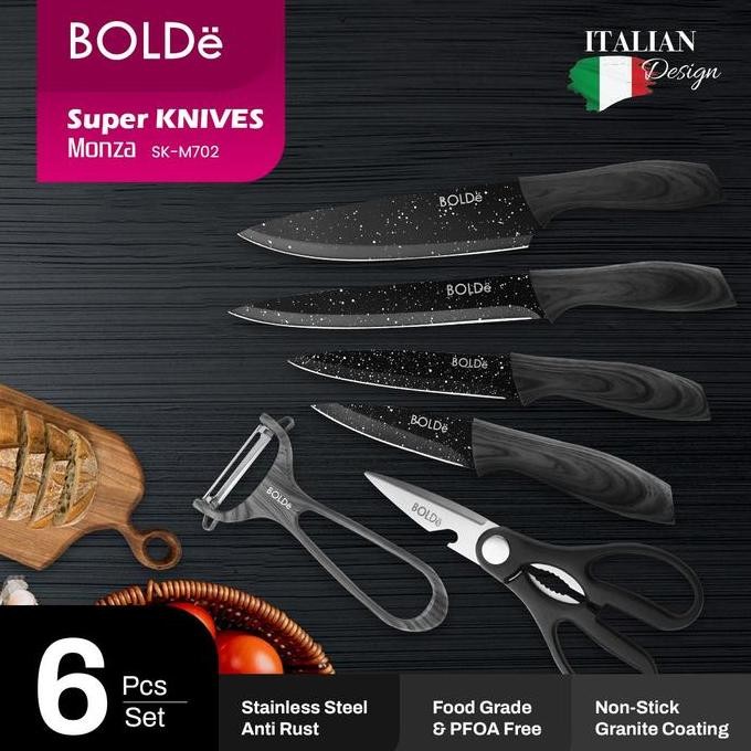 

Terlaris Bolde Super Knives Monza 6 Pcs Set