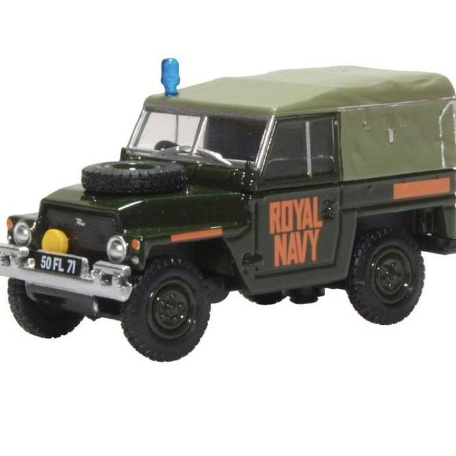Diecast Land Rover Royal Navy Lightweight 1/76 By Oxford