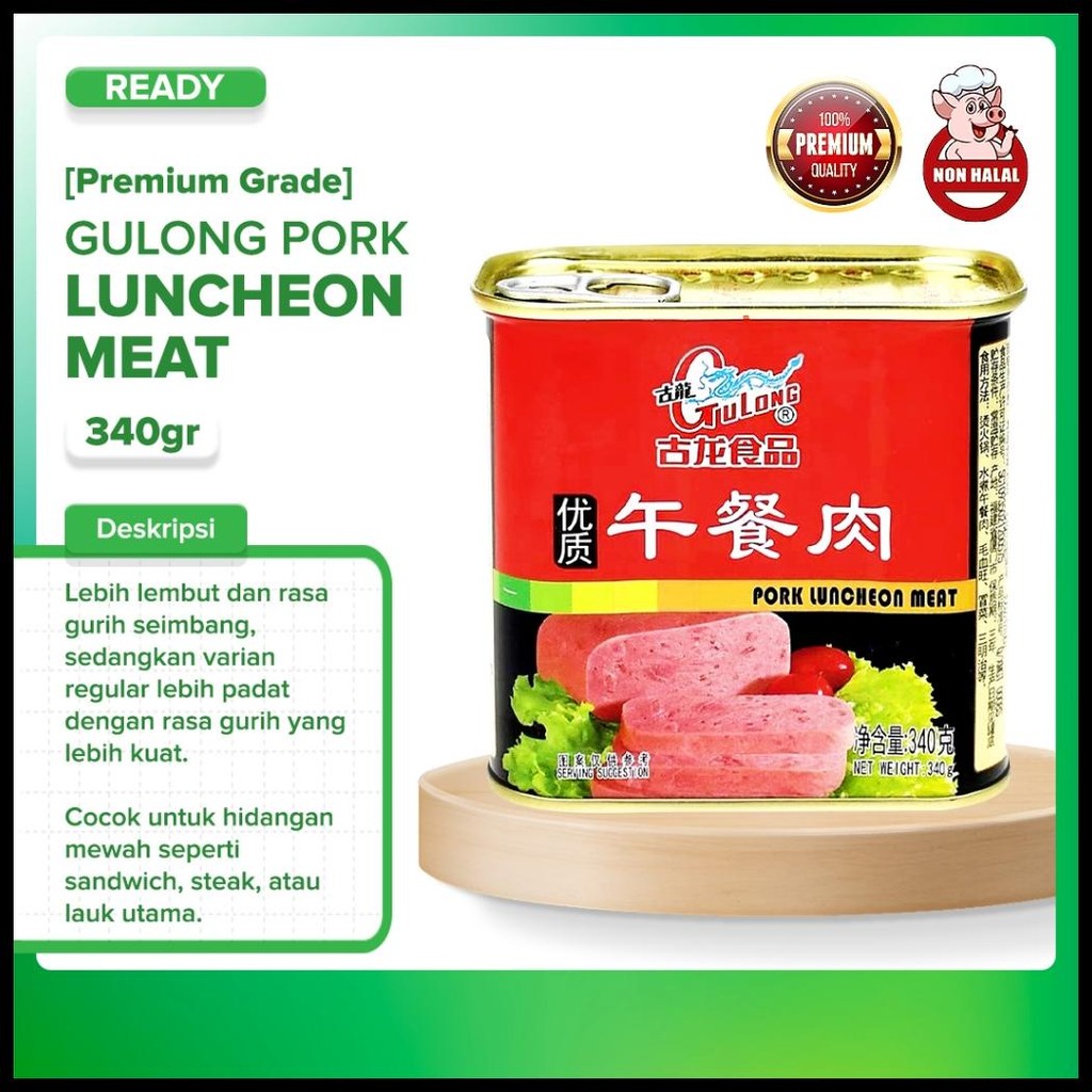 

GULONG PORK KOTAK LUNCHEON MEAT PREMIUM / MALING PREMIUM 340GR