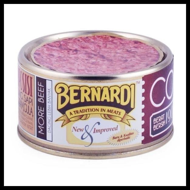 

BERNARDI CORNED BEEF KALENG 190GR / KORNET SAPI 190G /CORNED HALAL