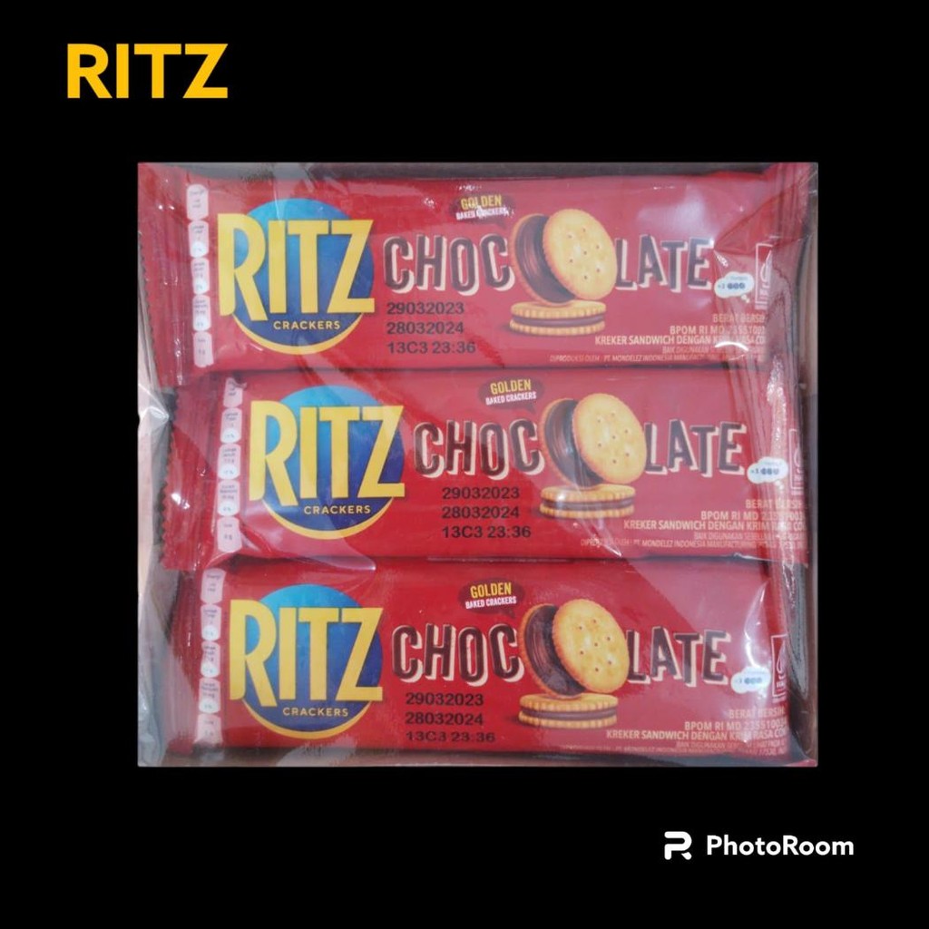 

RITZ GOLDEN BAKED CRACKERS CHOCOLATE | 12 PACKS @ 27 G