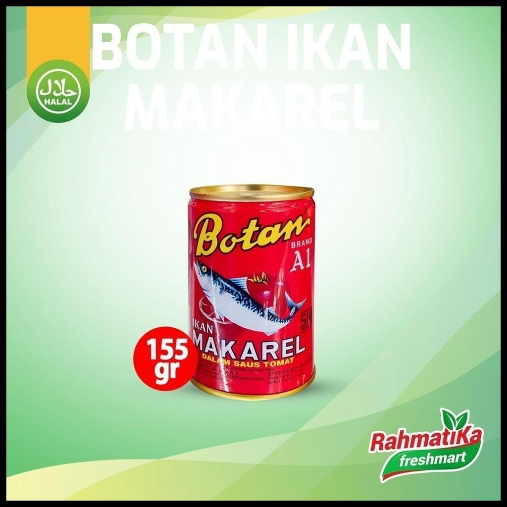 

BOTAN SARDEN IKAN MAKAREL SAUS TOMAT 155 GRAM