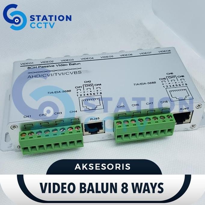 

Terlaris Video Balun Cctv 8 Ways / 8 Ch Passive Video Balun