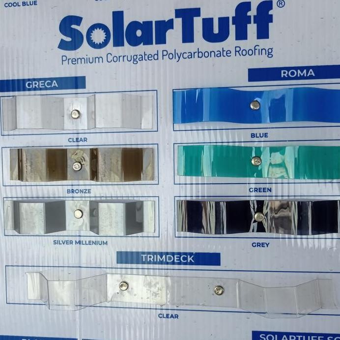 new solartuff fiber gelombang roma, greca, trimdek