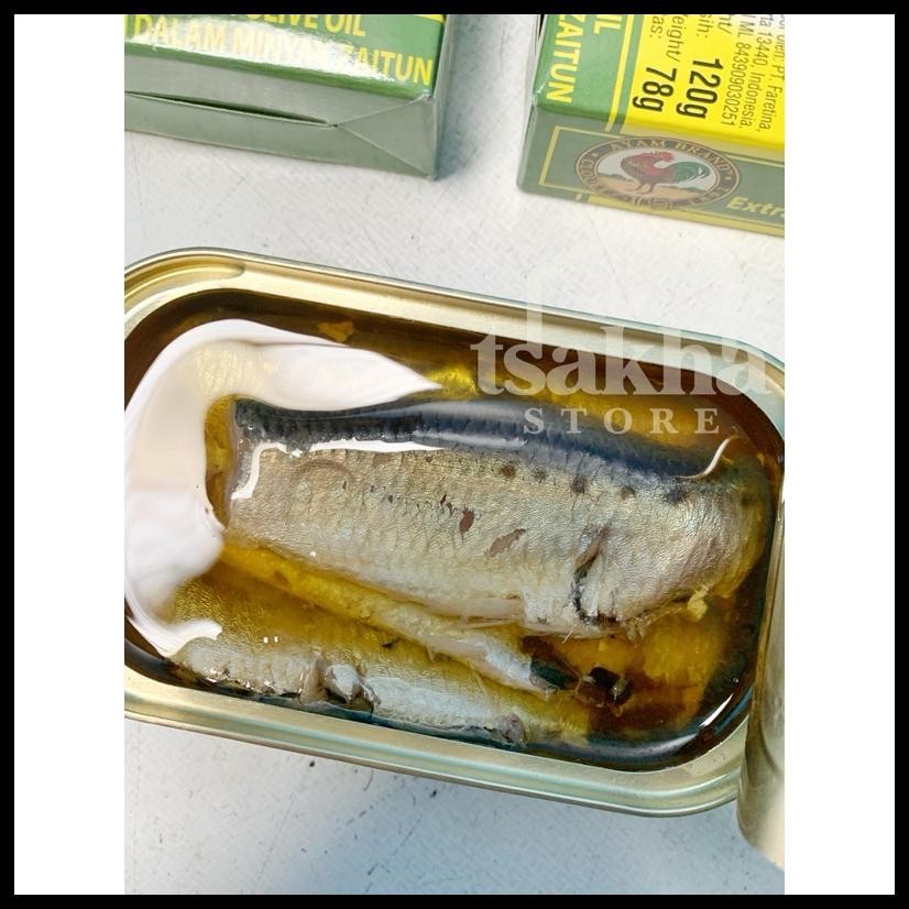 

AYAM BRAND-IKAN SARDEN DALAM MINYAK ZAITUN|SARDINES IN EXTRA OLIVE OIL
