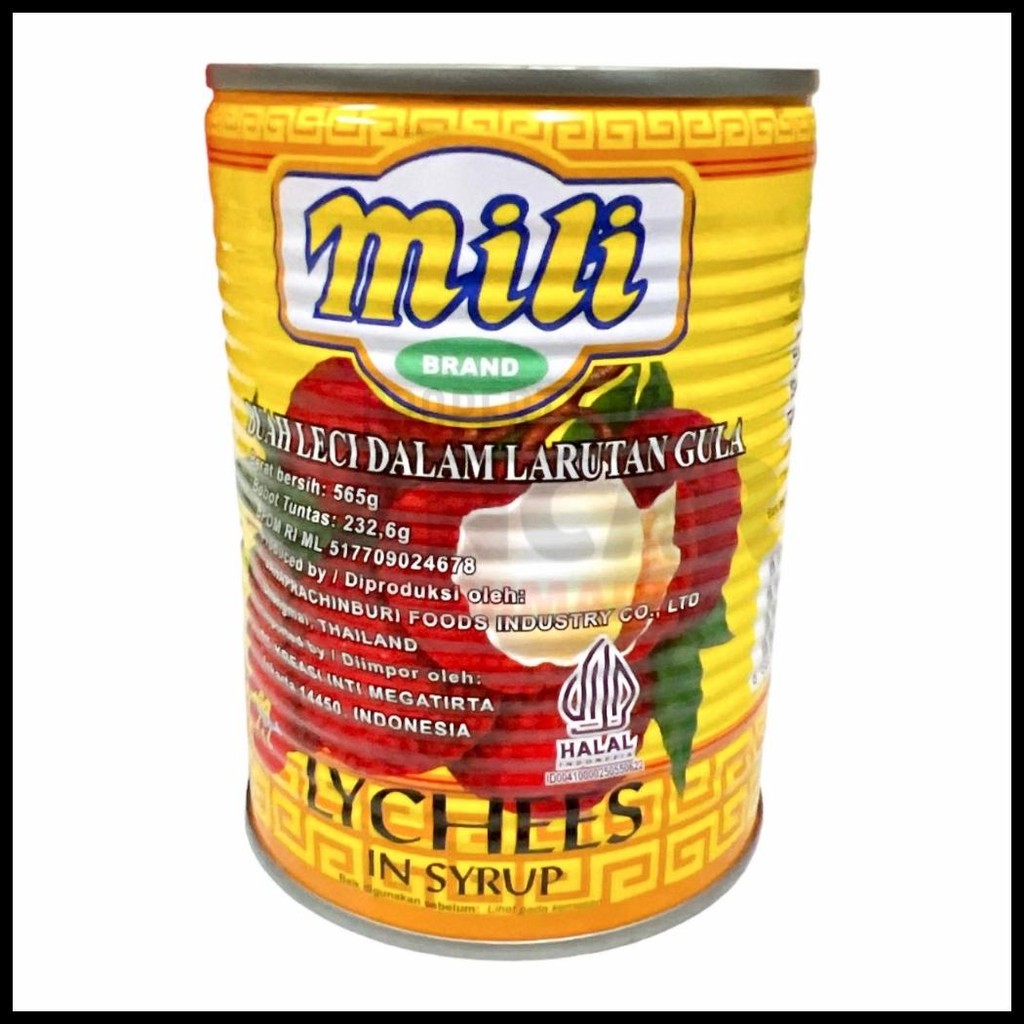 

MILI LYCHEE KALENG 565GR/MILI BUAH LECI KALENG 565GR