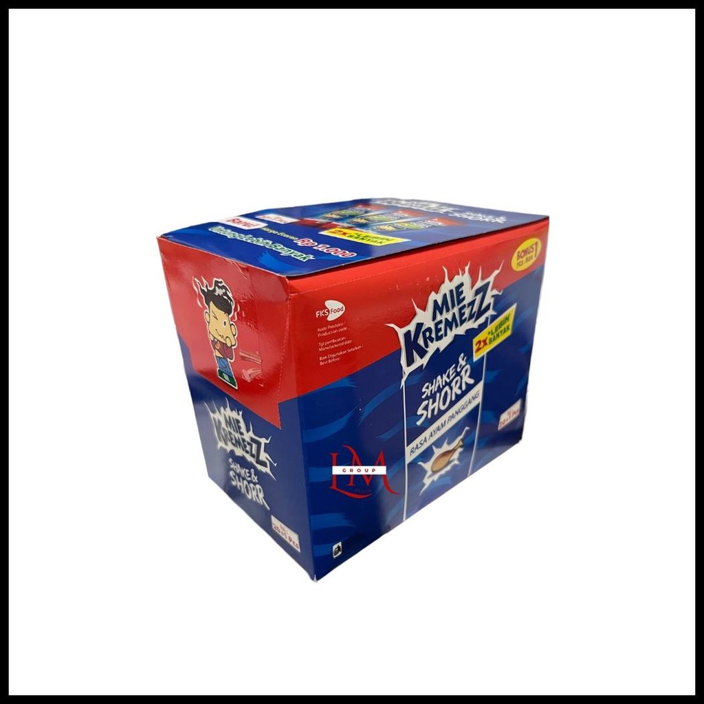 

MIE KREMEZZ SHAKE & SHORR 1000 1 BOX ISI 20+1 PCS @16GR