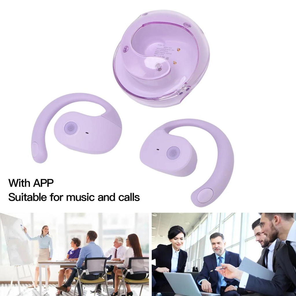 

Language Translator Earbuds High Sensitivity Music Language Translator Device 144 Online Languages Translation for Business