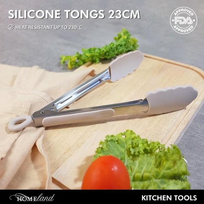 

Terlaris Homeland Silicone Tongs 9" / Capitan Makanan