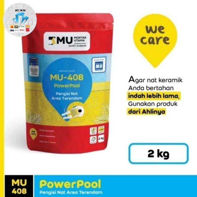 MU 408 Power Pool Semen nat Kolam Renang 2kg Murah