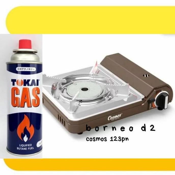 Tersedia paket kompor cosmos portable dan gas kaleng Cooker