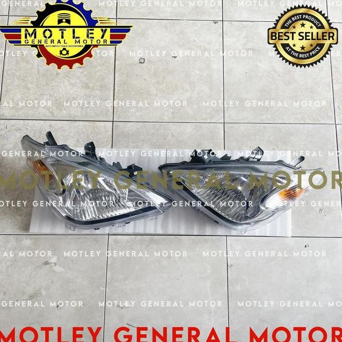 LAMPU DEPAN HEAD LAMP HEADLAMP LAMPU UTAMA AVANZA XENIA VVTI 2007 2008 2009 2010 2011 ORIGINAL MERK 