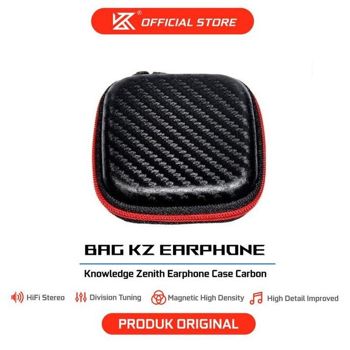 [KZ Official Store] KZ Bag Knowledge Zenith Earphone Case Carbon