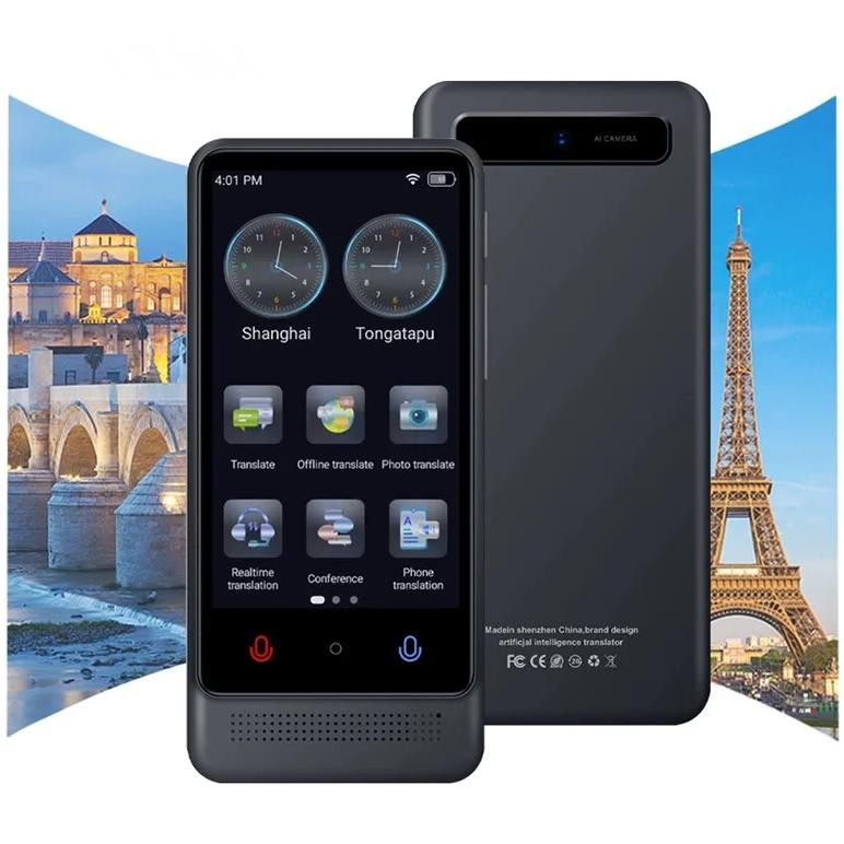 

M12 Portable Smart Voice Translator 137 Languages Real-time Speech Interactive Offline Cantonese Translation For Business Travel