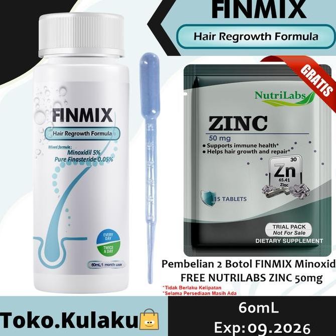 TERMURAH - FINMIX MINOXIDIL Penumbuh Rambut 100% Original