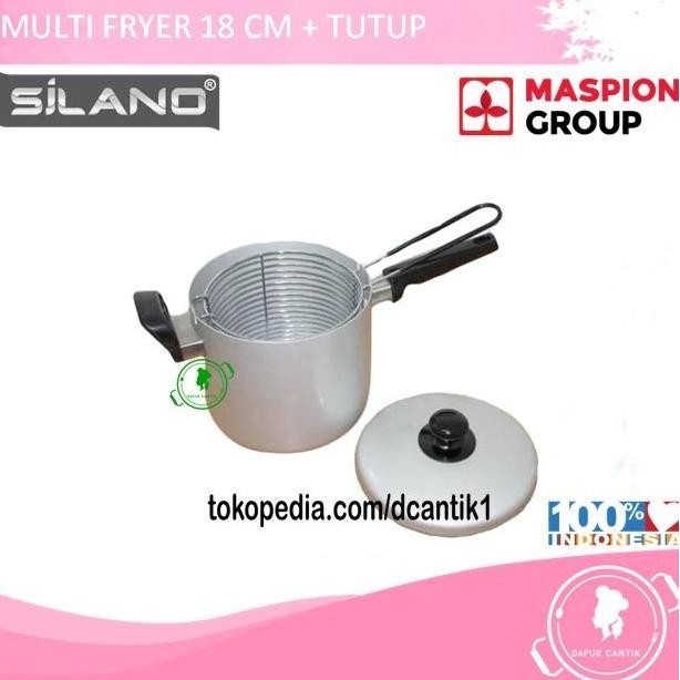 Tersedia MASPION DEEP FRYER (PANCI PENGGORENGAN) MULTI FRYER 18 CM