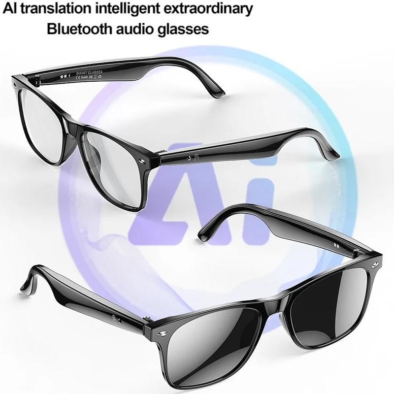 

AI Intelligent Translation Bluetooth Glasses 134 Online Language AI Automatic Dialogue Translation Bluetooth Translation Glasses