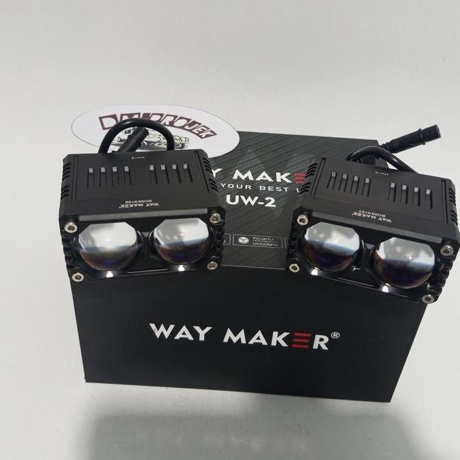 SQL 2 mata WAY MAKER UW2 MINI PROJIE  2 MATALASER WAY MAKER UW-2 MILITAY 45W LAMPU TEMBAK MOTOR MOBI