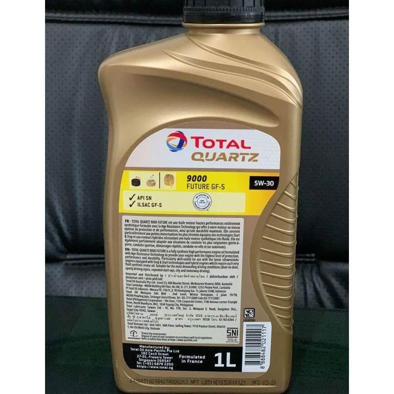 TOTAL QUARTZ 9000 5W30 1 LITER