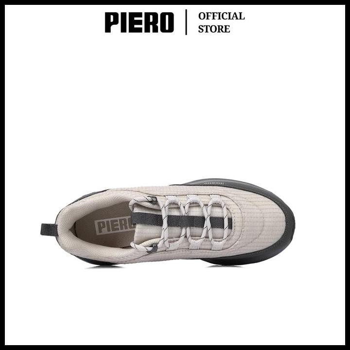 Piero Sepatu Sneakers Pria Jogger 24 C Trl Feather Grey Dark Grey Black Olive Pie1000217 Original Be