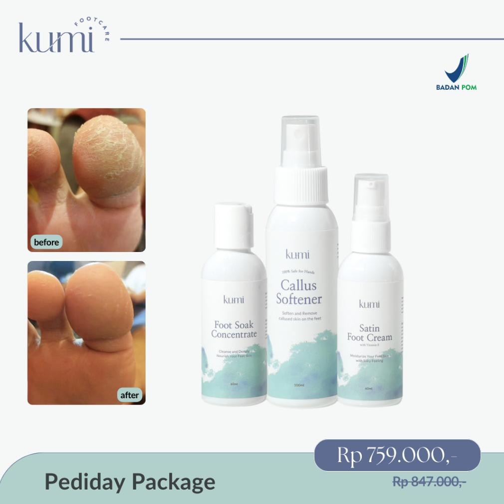 PJ Kumi PEDIDAY PACKAGE/ Pedicure / Callus Treatment / Footcare / Kapalan / Treatment Kaki