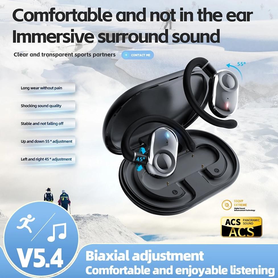 

JM18 Language Translator Earbuds Smart 144 Languages Voice Translator Wireless Bluetooth Earphones with APP for Travel Business