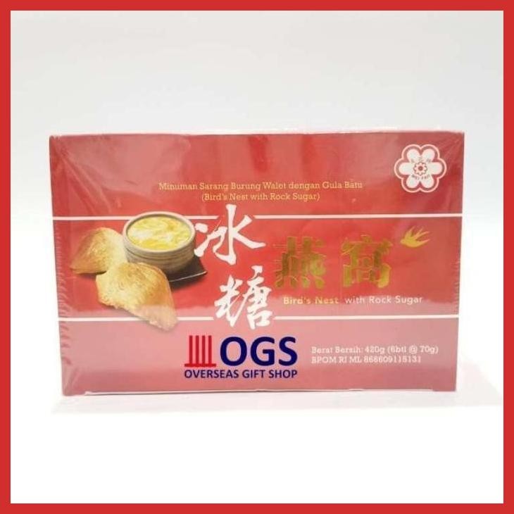 

( OBAT IMPORT ) PROMO MEI FAH BIRD NEST WITH ROCK SUGAR 6X70GR MINUM SARANG BURUNG GOOD QUALITY