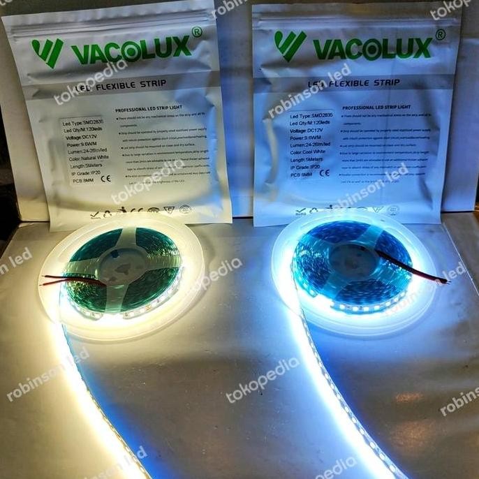 Vacolux Led Strip 2835 120 Led 12V 120 Lampu Pita 120 Mata 600Led/5M