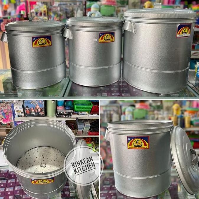 Tersedia Langseng Alumunium Panci Kukusan - Jumbo