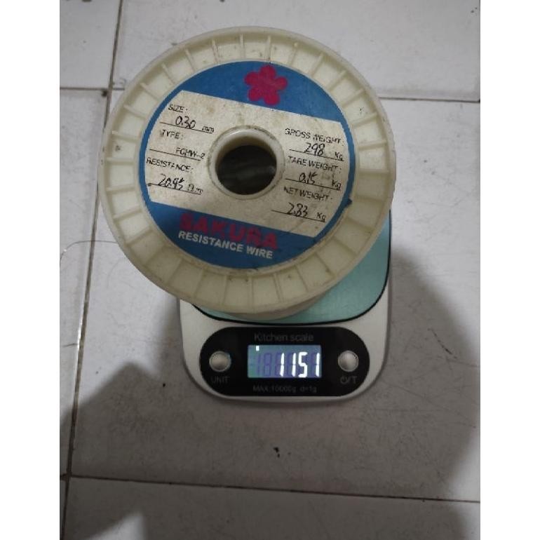 kawat nikelin 0.3 mm harga 1 kg