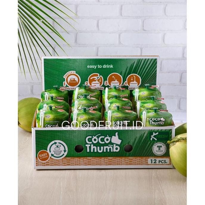 READY Coco Thumb - Kelapa Muda Thailand isi 12pcs