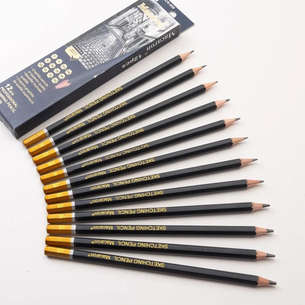 

12Pcs/Set Superior Quality Graphite Pencil F-8B Drawing Sketching Pencils Of Different Models Writing Drafting Drawing Pencil