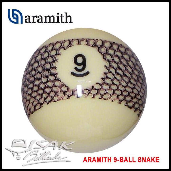Terlaris Aramith Snake 9-ball - Bola Biliar 9 Motif Ular - Billiard Pool Bilyar Best Seller