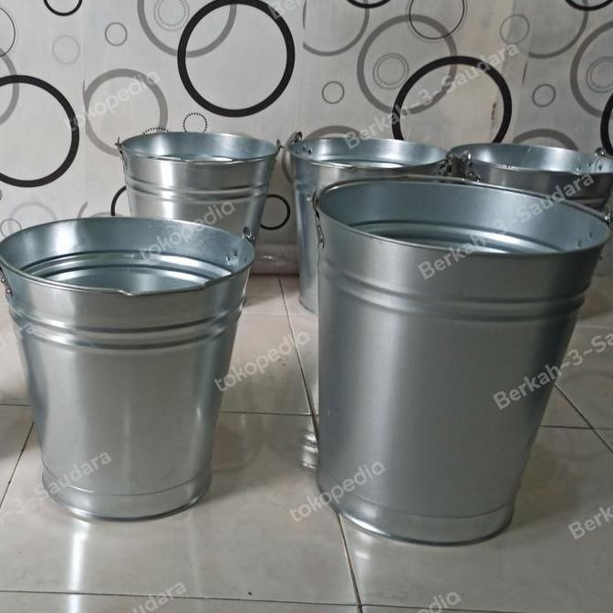 ember kaleng galvanis / pot kaleng