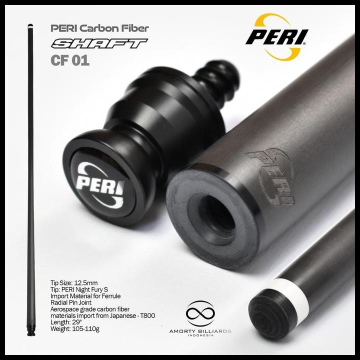Terlaris Peri Shaft Carbon Fiber Joint Radial / Shaft Play Billiard Best Seller