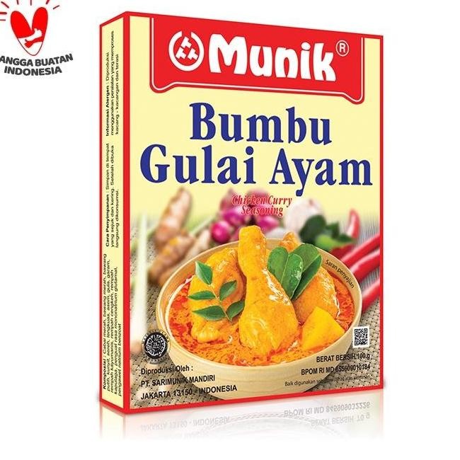 

Bumbu Masak Nt Bumbu Munik Gulai Ayam 100 Gr Pasti Enak
