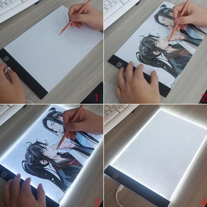 

Drawing Tracing Board/Papan Jiplak Gambar LED/Copy Board LED A4/A3/A2