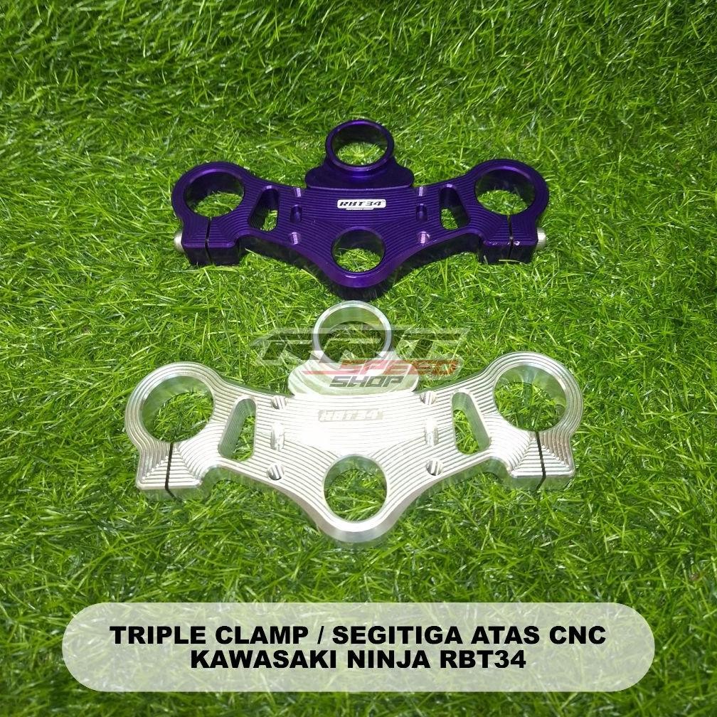 Triple Clamp Segitiga Atas Ninja R CNC ALUMUNIUM RBT34
