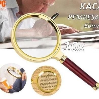 

Kaca Pembesar 10x Diameter 90mm untuk Membaca