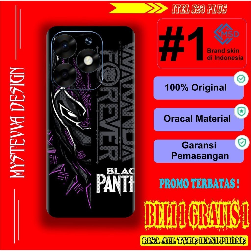 

Terlaris Presisi Itel S23 Casing/Stiker Panel Vynil Bisa Custom Dan COD