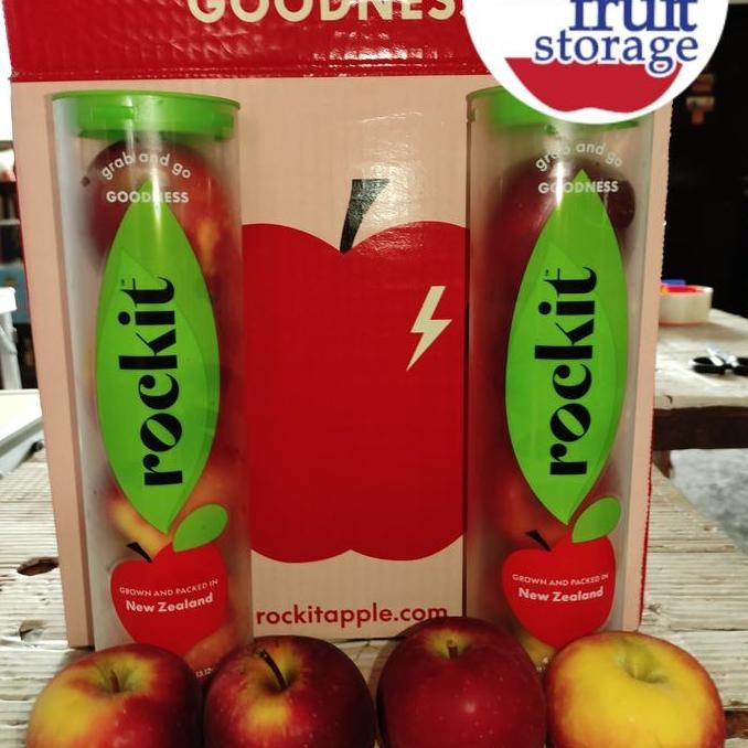 

READY Buah Apel Rockit New Zealand Premium manis garing per tube 4 butir