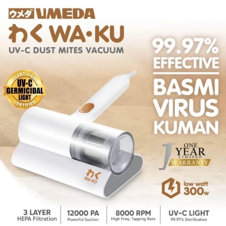Umeda Waku Uv-C Dustmite Vacuum Cleaner - Vacuum Tungau - Umeda Waku