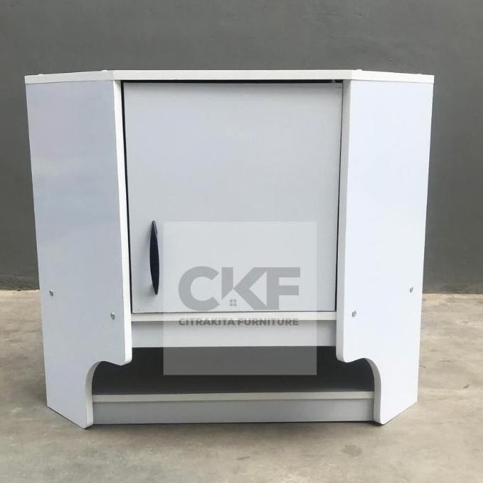 Kitchen Set Sudut Lemari Dapur Sudut Gantung Kitchen Set Atas Rak Dapur Dinding KSA-8433