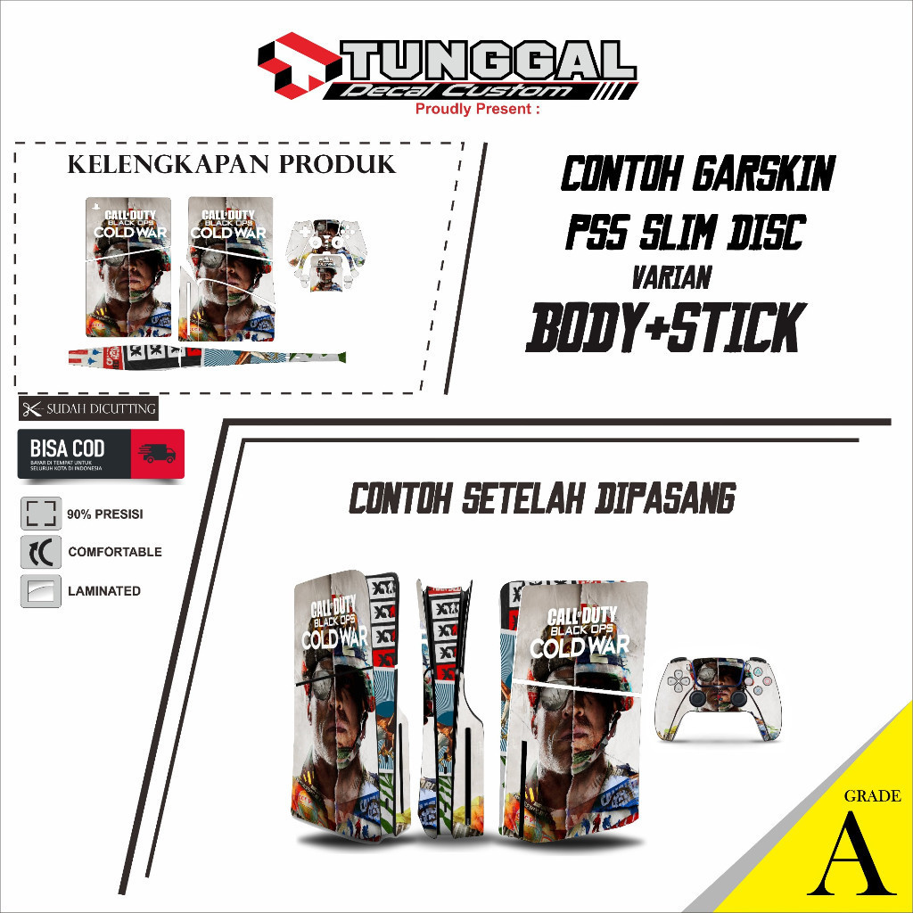 

Terlaris Presisi Ps5 Disc Digital Dragon Ball Request Lain (a)slimdisc Casing/Stiker Panel Vynil Bisa Custom Dan COD